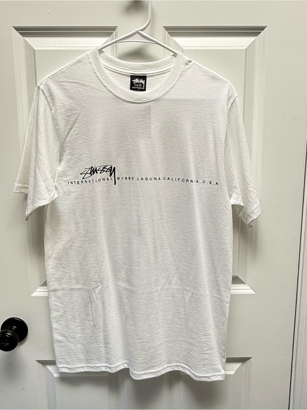 Stussy Cotton Crewneck T-shirt
